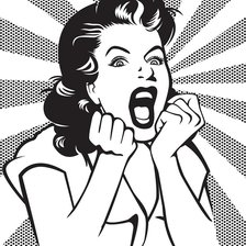 Схема вышивки «STOP»