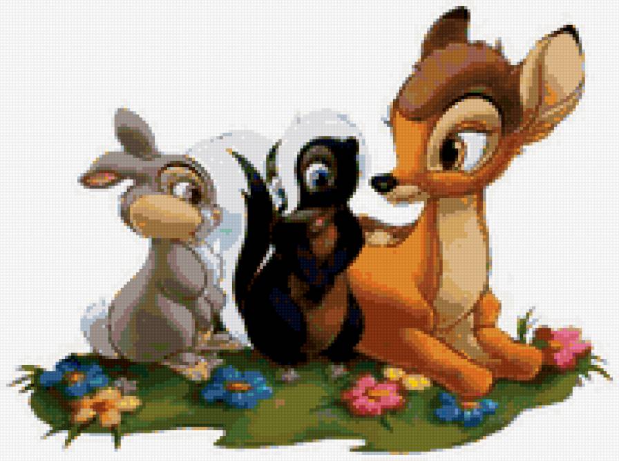 Бэмби - животные, детская, мультфильмы - предпросмотр