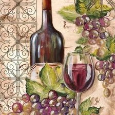 Оригинал схемы вышивки «вино» (№341215)