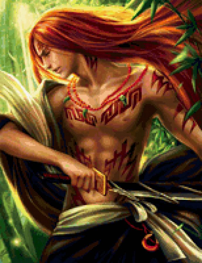 Мужчина воин - предпросмотр