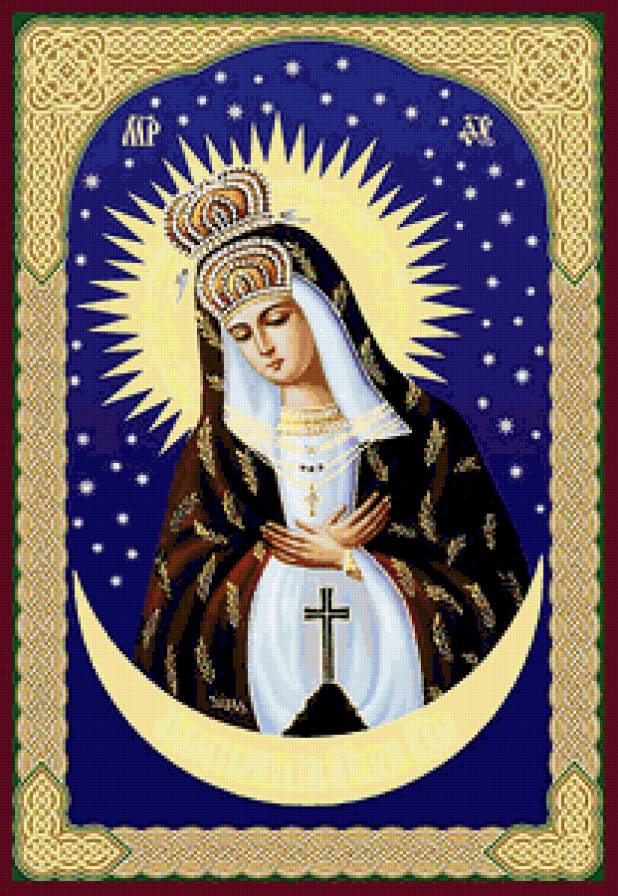 Икона Пресвятой Богородицы Остробрамская (Виленская) - икона пресвятой богородицы остробрамская (виленская) - предпросмотр