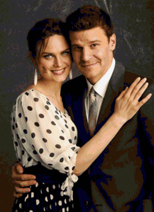 Эмили Дешанель и Дэвид Боринас - сериал кости, актеры - предпросмотр