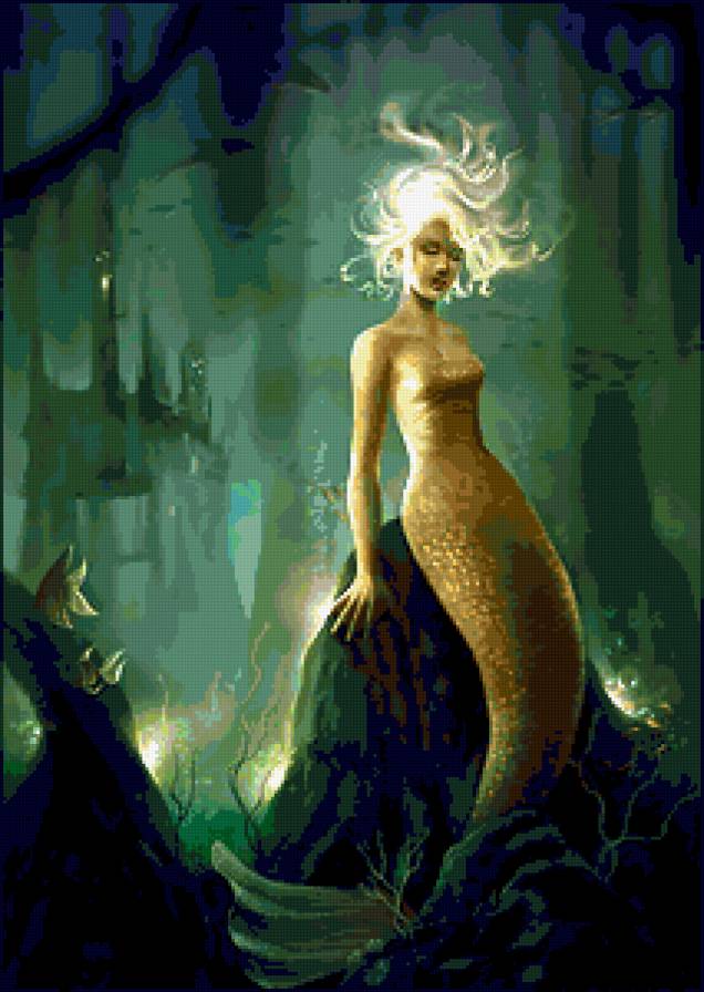 русалка - фэнтэзи, русалка - предпросмотр