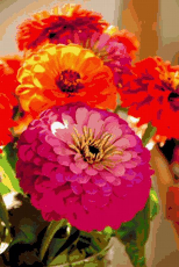 Цветы - букет, цветы - предпросмотр