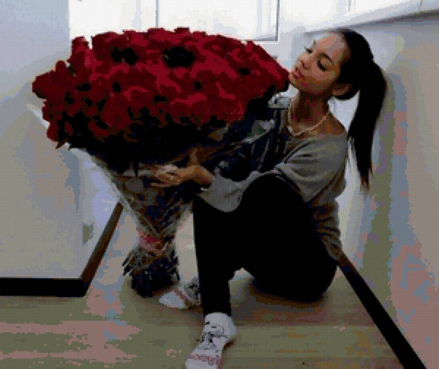 с букетом - предпросмотр