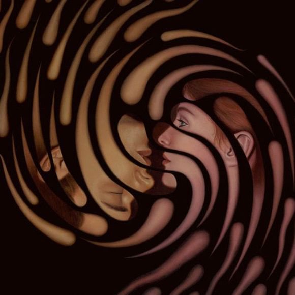 Инь-янь. - просто, подушка, узор, люди, абстракция - оригинал