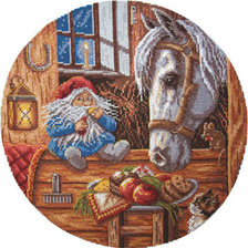 Схема вышивки «домовенок»