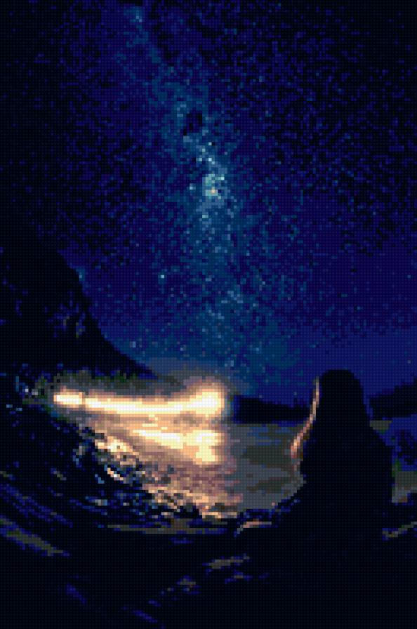 Звездная ночь - предпросмотр