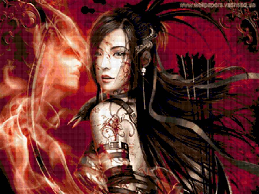 девушка воин - девушка воин, фэнтэзи - предпросмотр