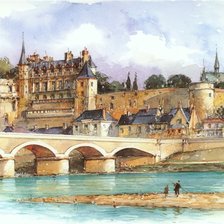 Схема вышивки «Пейзаж»