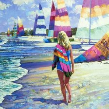 Схема вышивки «Пейзаж»