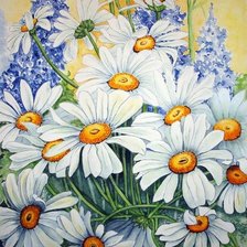 Схема вышивки «Цветы»