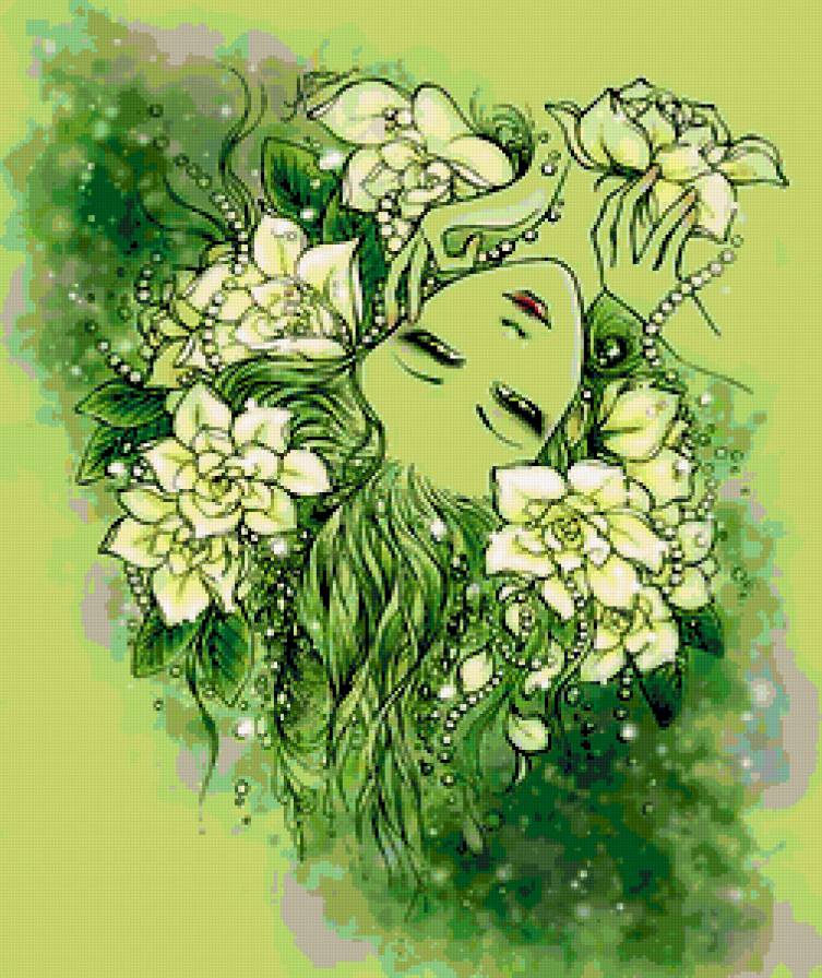 девушка - картина - предпросмотр