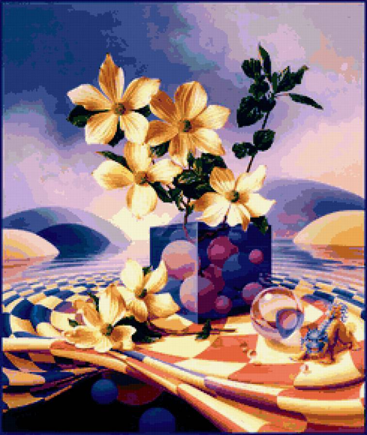 Цветочная фантазия - фэнтази - предпросмотр