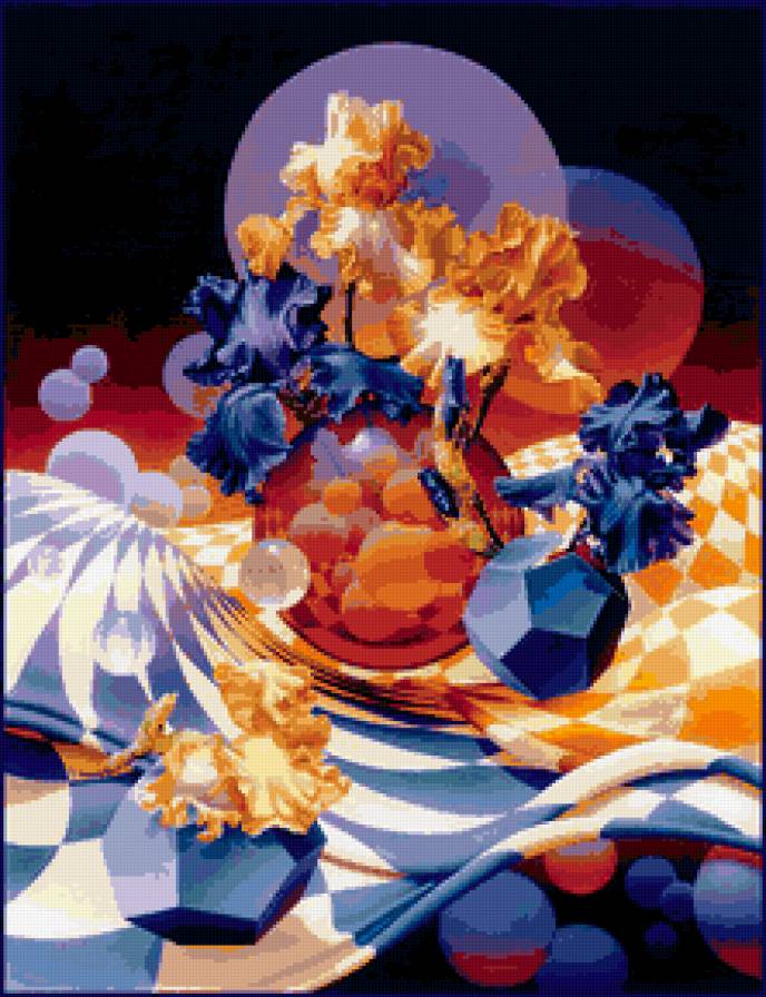 Цветочная фантазия - цветы, красота - предпросмотр