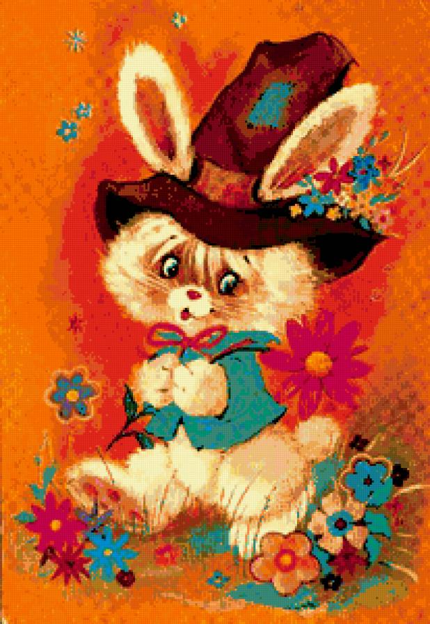 Открытка - ретро - предпросмотр