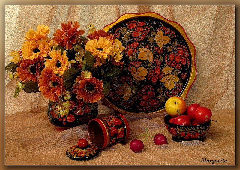 №343074 - натюрморт, хохлома - оригинал