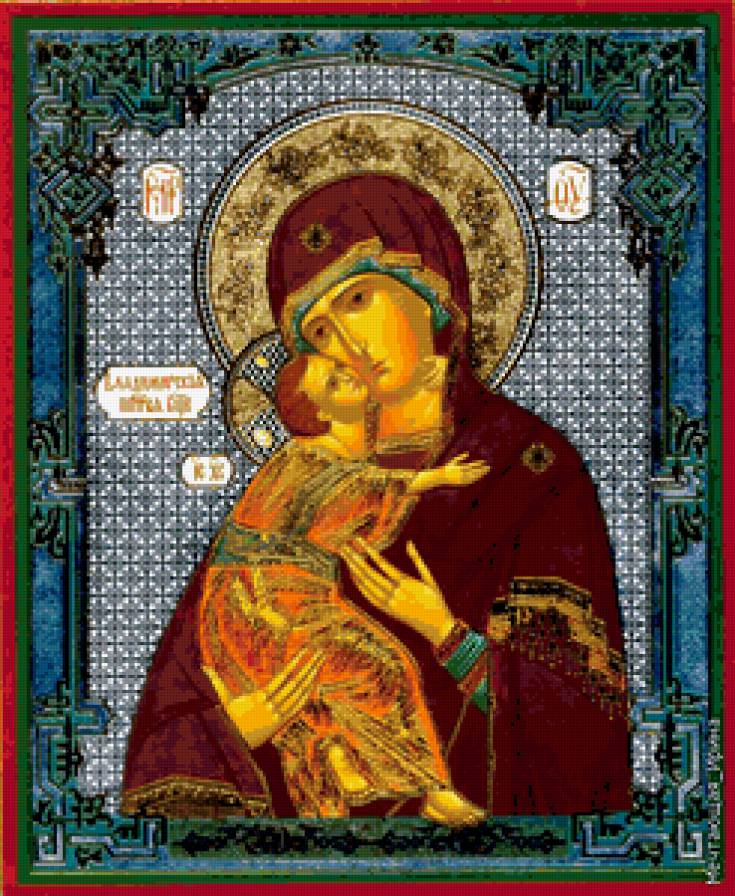 серия "религия" - религия.богородица.исус.икона - предпросмотр