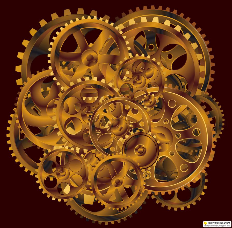 шестерни - часы, механизм, колеса, шестерни - оригинал