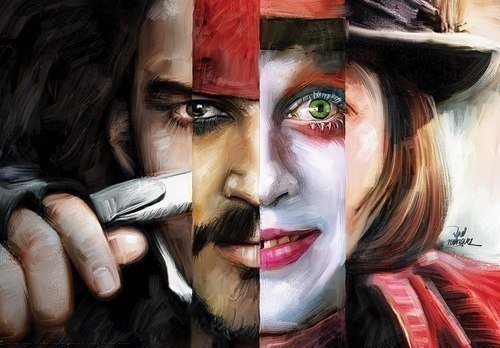 Джонни Депп - актер, лицо, депп - оригинал