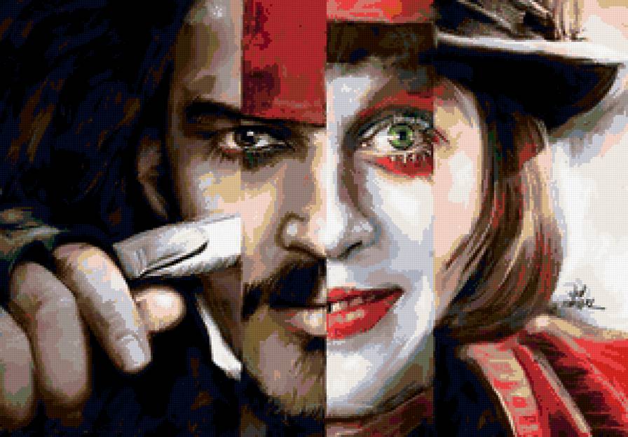 Джонни Депп - актер, лицо, депп - предпросмотр