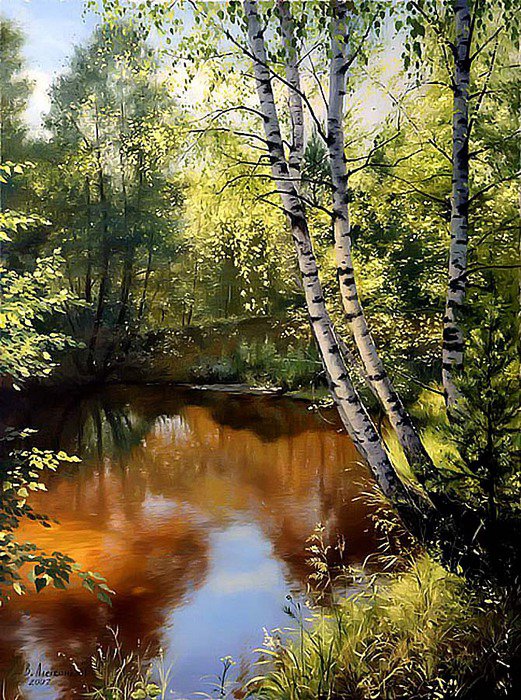 летний пейзаж - оригинал