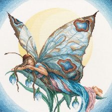 Схема вышивки «Бабочка ночь»