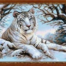 Схема вышивки «Бенгальский тигр»
