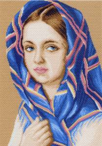 девочка в платке - девушки - оригинал