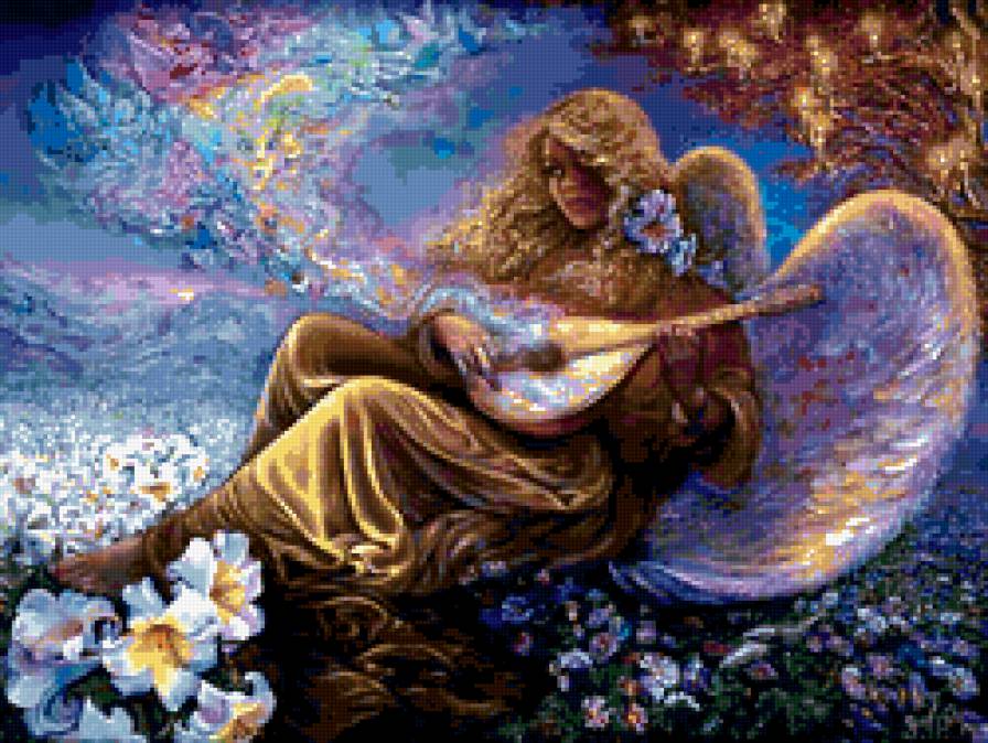 Жезефина Уолл "Танцующая музыка" - репродукция, жезефина уолл - предпросмотр