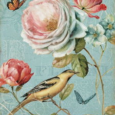 Оригинал схемы вышивки «Райские птицы 2» (№344389)