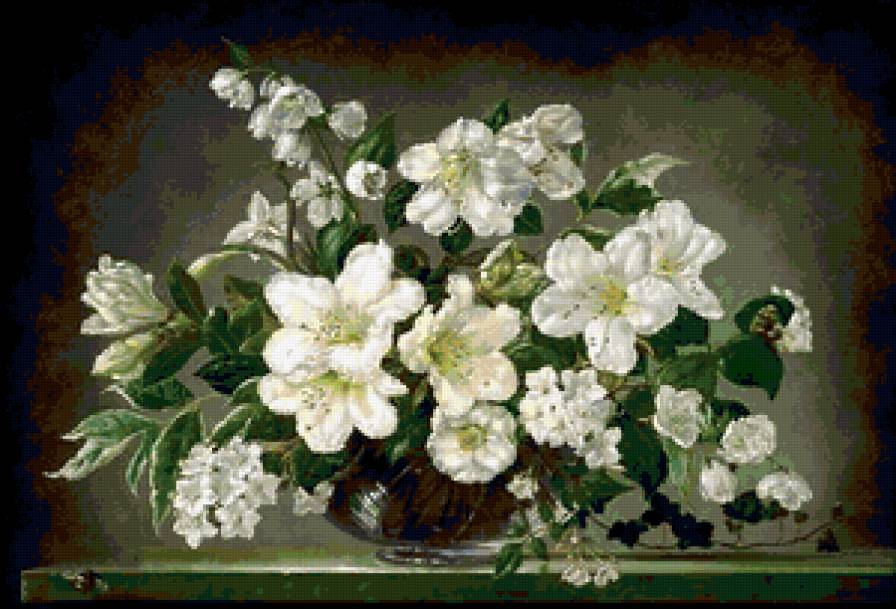 Натюрморт - цветы, натюрморт - предпросмотр