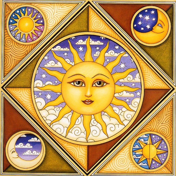 солнце(подушка) - красота - оригинал