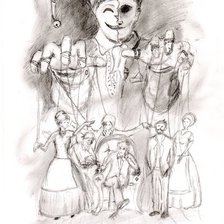 Схема вышивки «puppeteer»