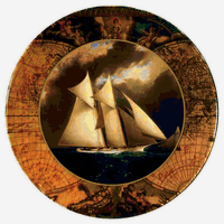 Парусник - винтаж - предпросмотр