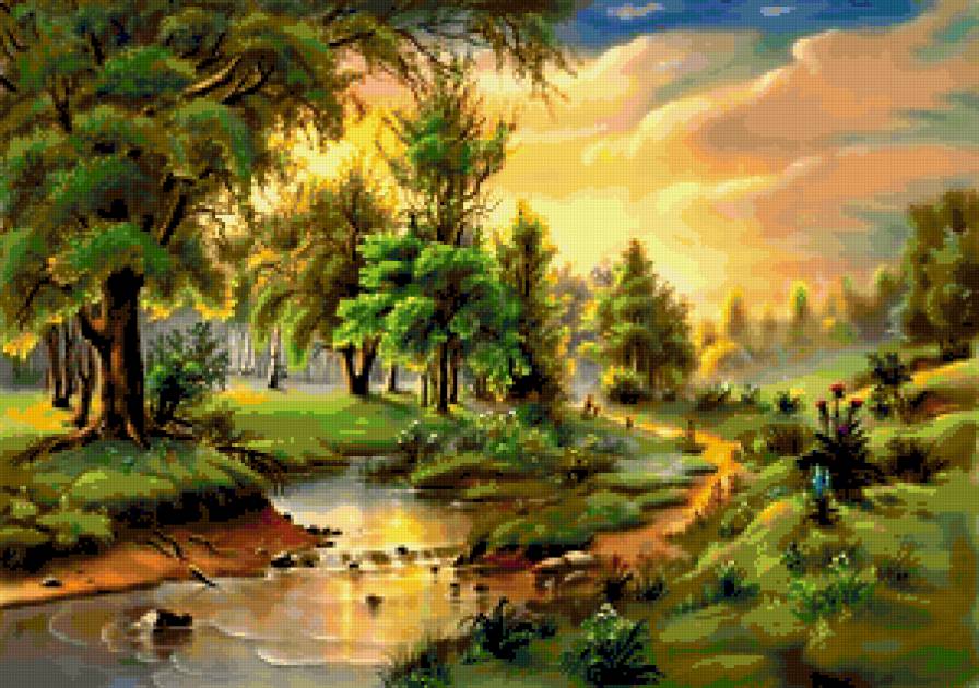 Речка - природа - предпросмотр