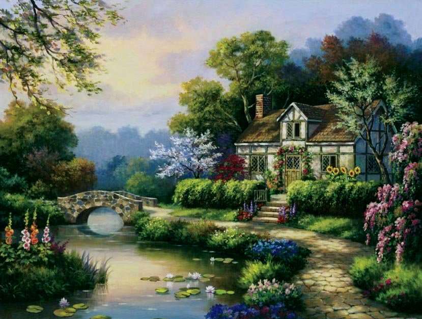 летний пейзаж - оригинал