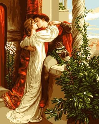 Ромео и Джульетта - любовь, картины известных художников, женщина - оригинал