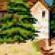 Предпросмотр схемы вышивки «альпийская деревня» (№345593)