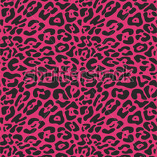 Схема вышивки «Леопард в розовом»
