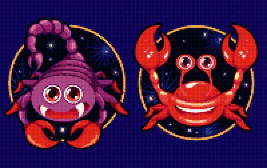 рак и скорпион) - скорпион, гороскоп, рак - предпросмотр