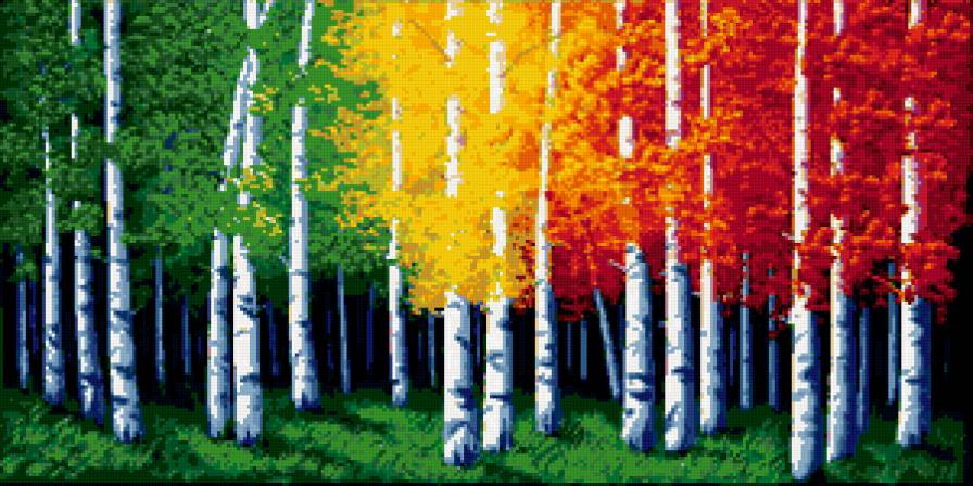 берёзки - лес, береза, деревья - предпросмотр