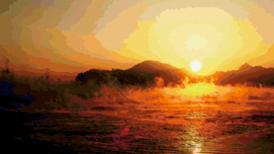 Крымский закат - закат, природа, море, крым - предпросмотр