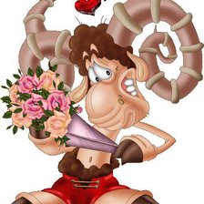 Схема вышивки «знак зодиака "Овен"»