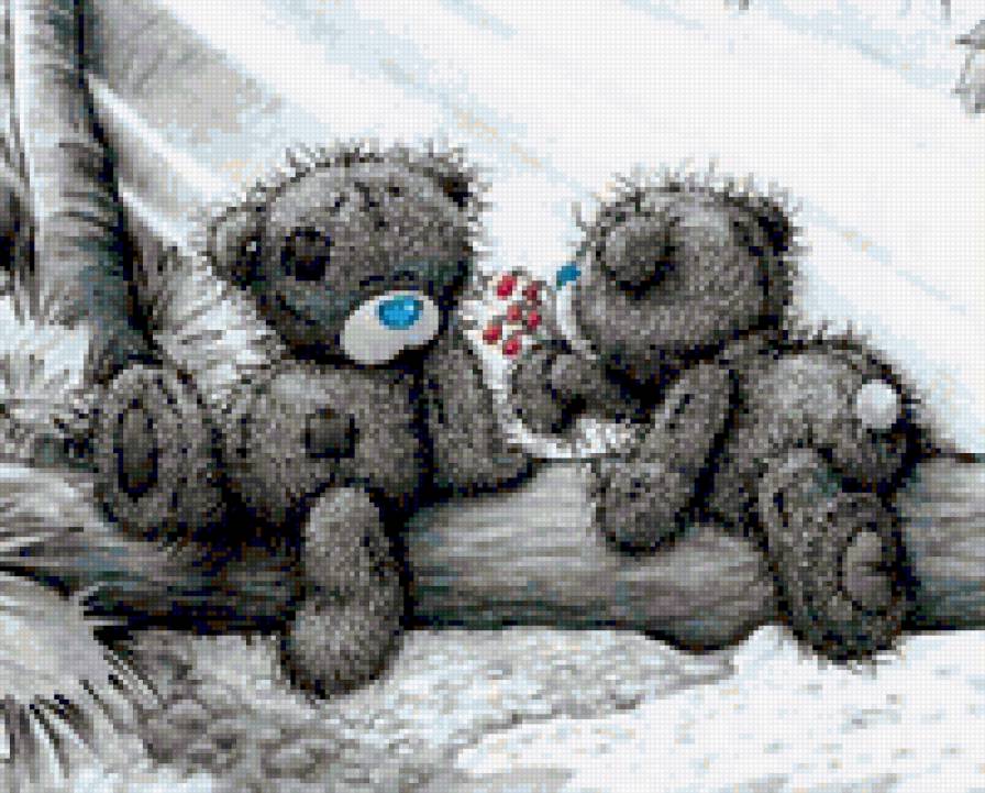 Мишки - teddy bears - предпросмотр
