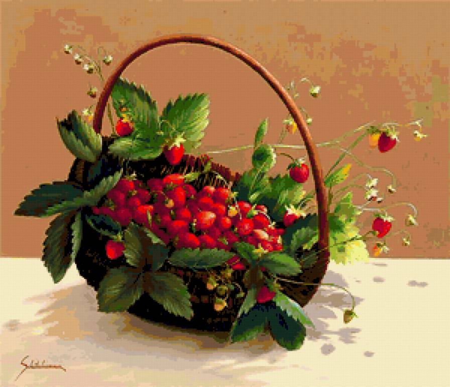земляника - картина - предпросмотр