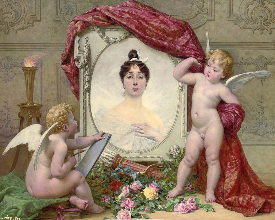 ангелы художники - оригинал