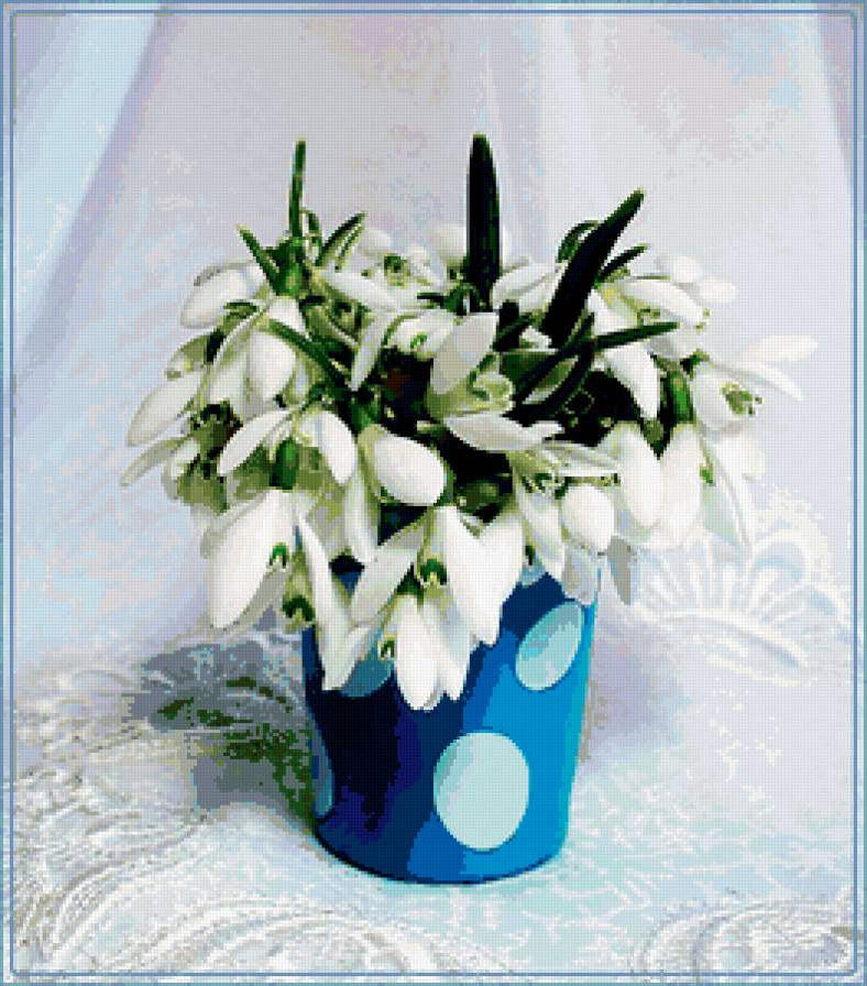 подснежники - подснежники, цветы, букет - предпросмотр