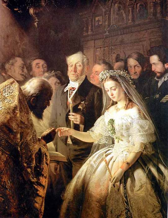 Неравный брак - церковь, свадьба, невеста - оригинал