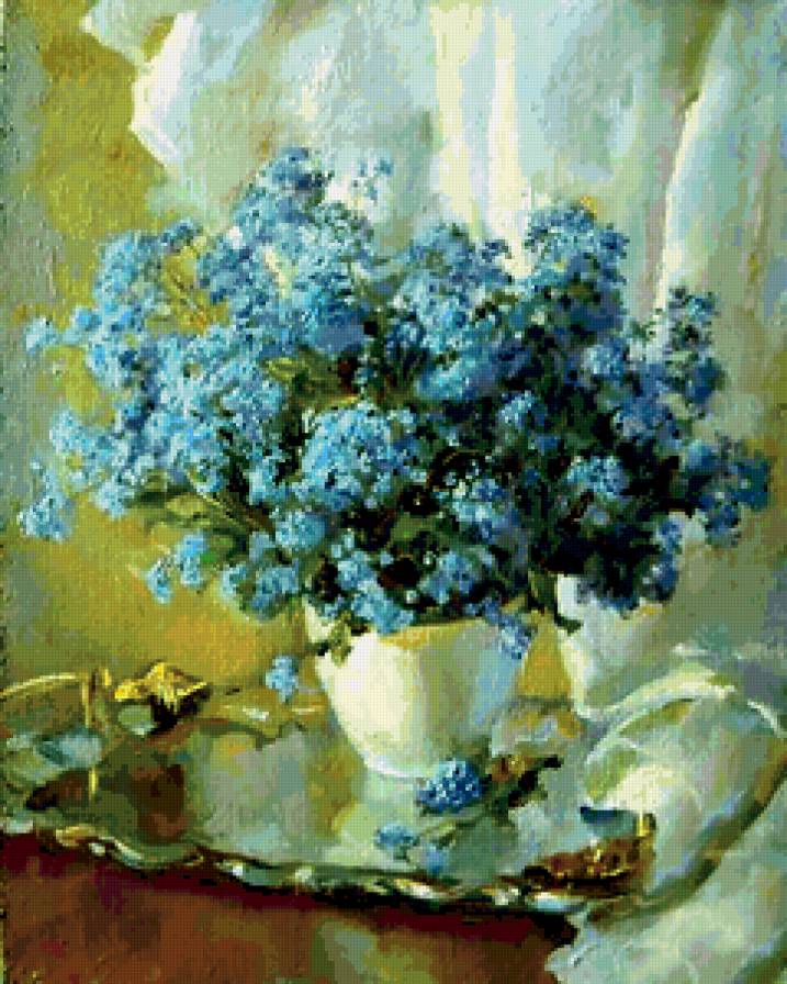 Картина Екатерины Калиновской 3 - картина, букет, живопись, цветы - предпросмотр